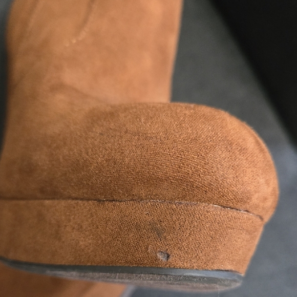 Mossimo Supply Co. Brown Ankle Booties - Picture 6 of 8